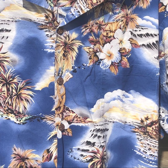 HILO HATTIE ORIGINAL HAWAIIAN BUTTON DOWN SHIRT XL - Picture 5 of 8